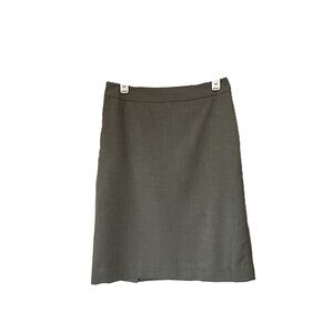 TEENFLO  Classic Grey Pencil Skirt Made in Canada  S6 Like New